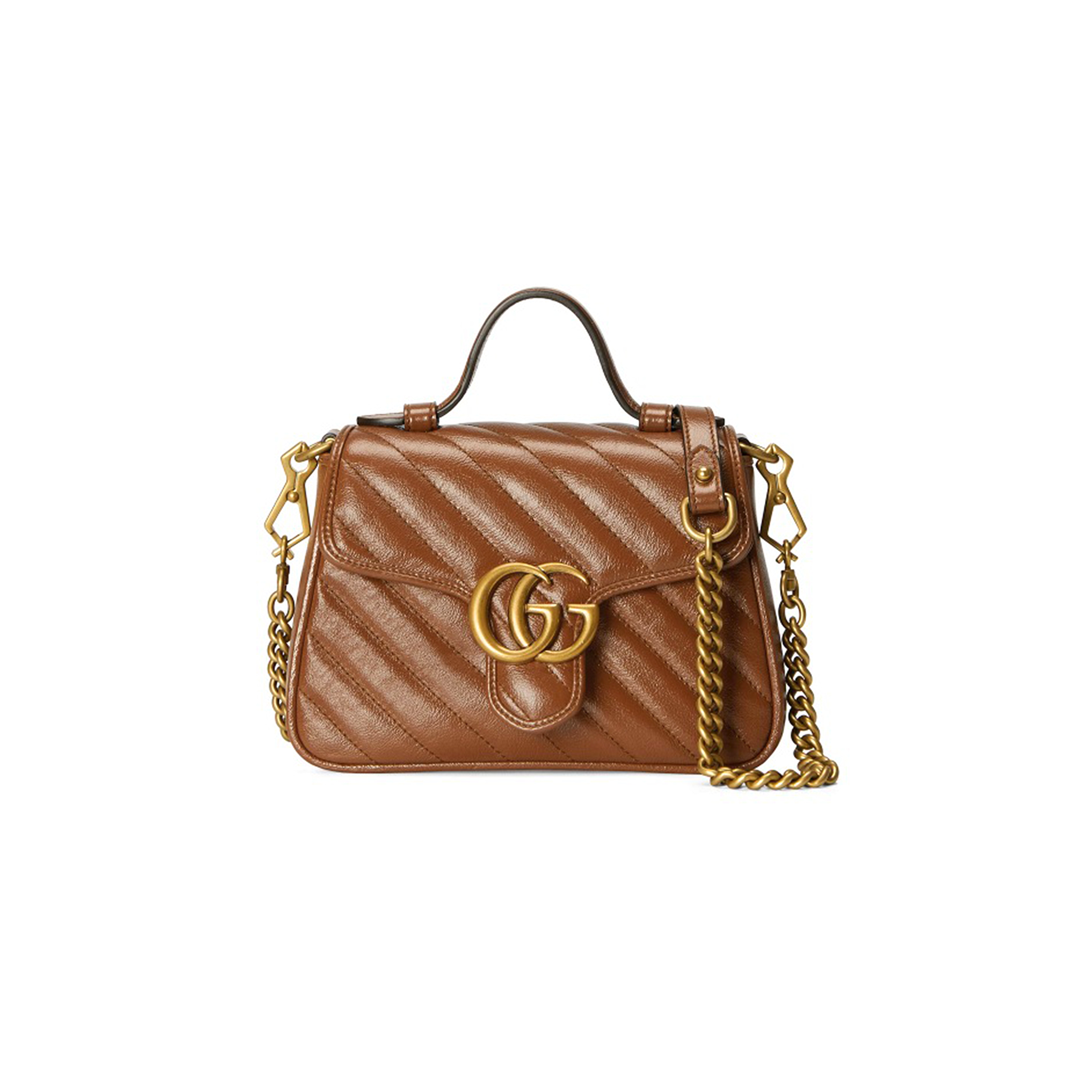 GUCCI GG MARMONT MINI TOP HANDLE BAG ‎‎‎583571 (21*15.5*8cm)